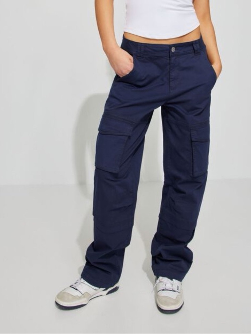 Garage Cleo Navy Cargo Pants